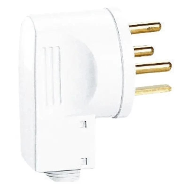 Legrand 20A 380V Europe Mains Connector White Cable Polymer Screw 0 551 57