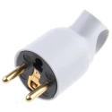 Legrand 16A 250V France Mains Connector Grey Cable Polymer Screw 0 504 24