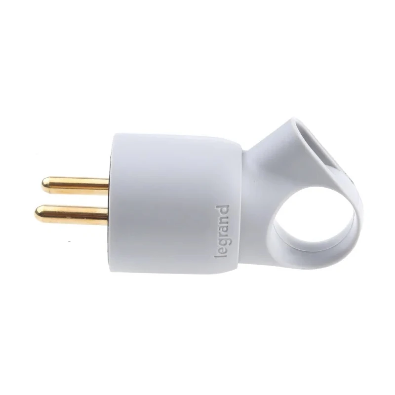Legrand 16A 250V France Mains Connector Grey Cable Polymer Screw 0 504 24