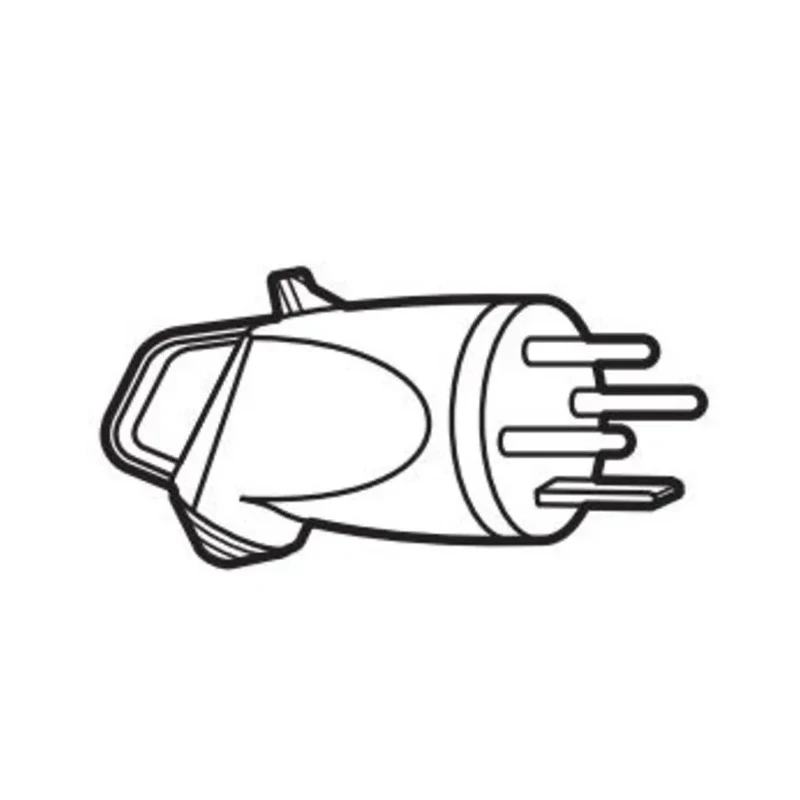 Legrand 32A 400V Europe Mains Connector Grey Cable Polymer Screw Termination 0 558 55