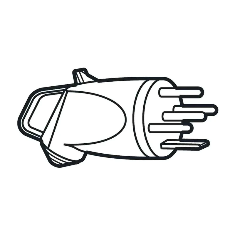 Legrand 32A 400V Europe Mains Connector Grey Cable Polymer Screw Termination 0 558 55