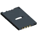 TE Connectivity 6 Way Push-Push SIM Memory Card Connector, Surface Mount, Solder Termination, Model 1981959-1