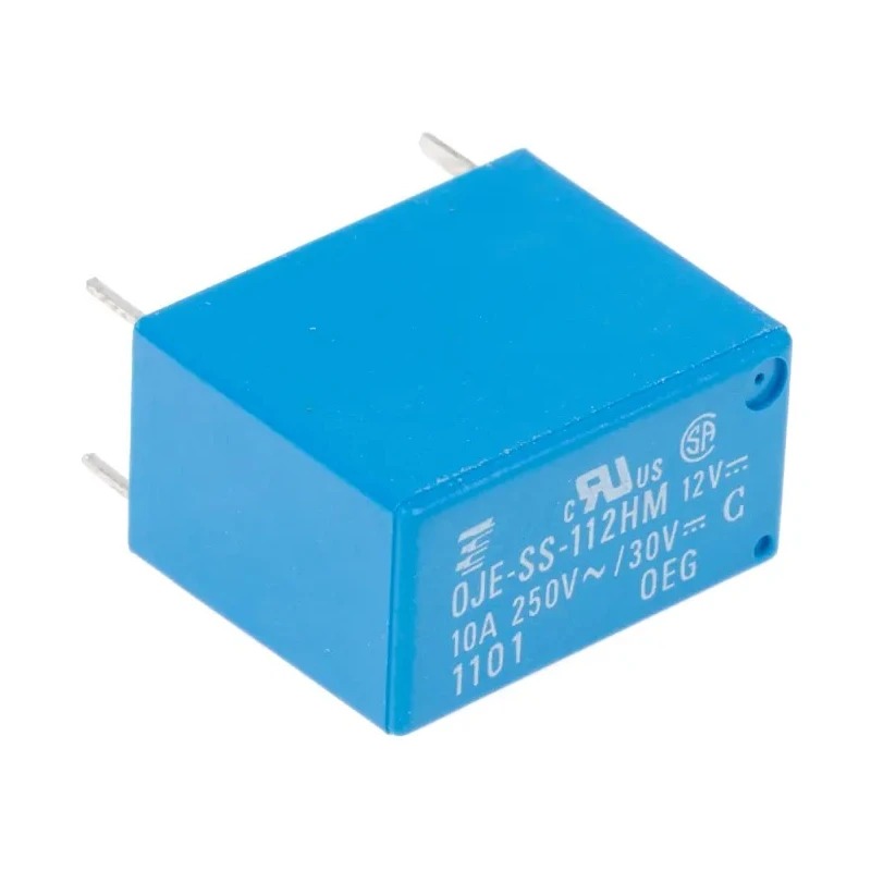TE Connectivity PCB Power Relay 12V dc Coil 10A Switching Current SPST OJE-SS-112HM,000