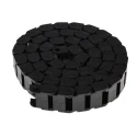 Igus 06 Black Cable Trunking W27mm x D15 mm, L1 m Length, 18 mm Minimum Bend Radius, Igumid GLW Material W27mm