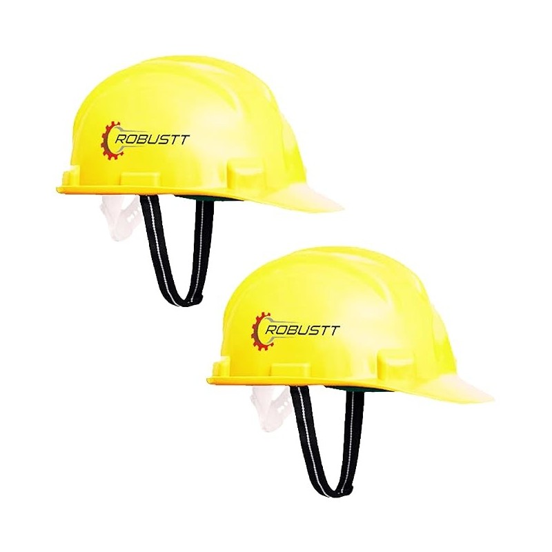 Buy Robustt X Shree Jee Nape Adjusment-Safety Yellow Helmet