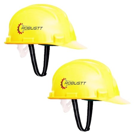 Buy Robustt X Shree Jee Nape Adjusment-Safety Yellow Helmet