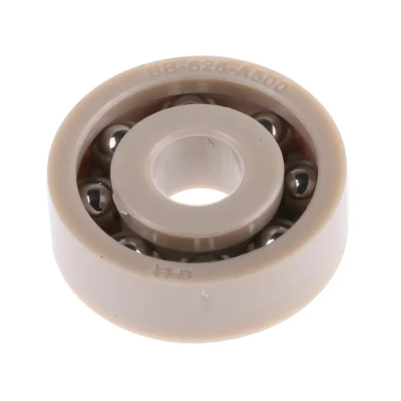 Igus Single Row Deep Groove Ball Bearing 6 mm ID, 19 mm OD, 6 mm Width, Polyetheretherketone Cage BB-626-A500-70-ES