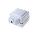 MK Electric 13A 1 Gang Switched Fused Spur BS 1363 Pt. 2 IP66, IP56 K56410WHI