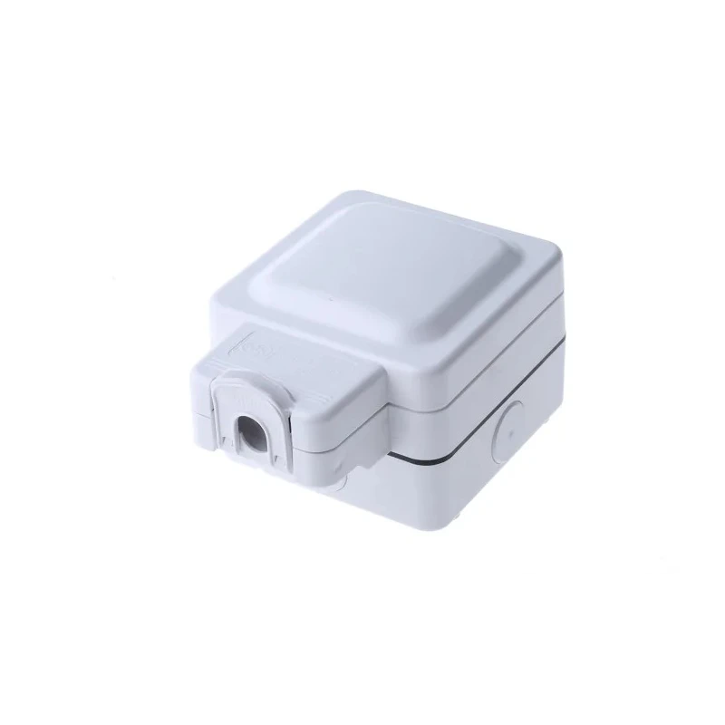 MK Electric 13A 1 Gang Switched Fused Spur BS 1363 Pt. 2 IP66, IP56 K56410WHI