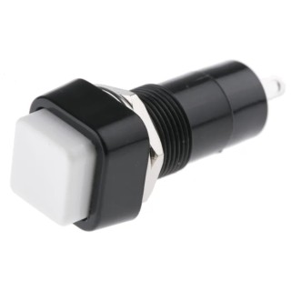 Lumberg Push Button Switch Panel Mount 12 mm Cutout SPST Latching IP40 IP67 250 V ac PBS-001A-1