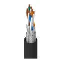 Belden Cat7 Shielded Screened Ethernet Cable 305 m Length Polyurethane Jacket Black 74005PU