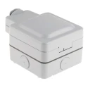 MK Electric 13A Grey 1 Gang Flush Mount Plug Socket Indoor & Outdoor Type G British K56480GRY