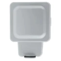 MK Electric 13A Grey 1 Gang Flush Mount Plug Socket Indoor & Outdoor Type G British K56480GRY