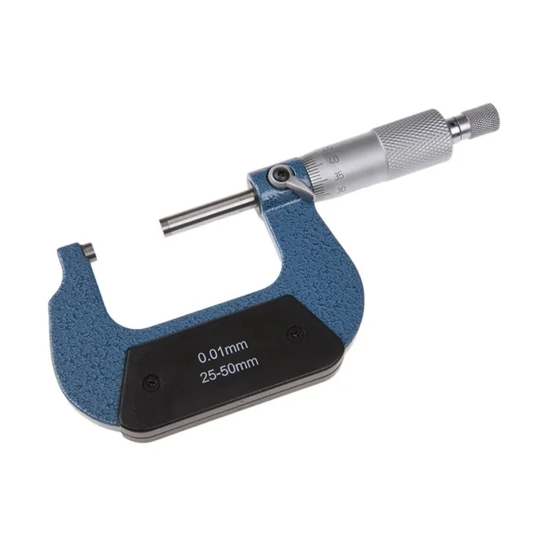 RS PRO External Micrometre, Metric, 25 mm to 50 mm Range, Accuracy ±0.004 mm, Resolution 0.01 mm 725-5702