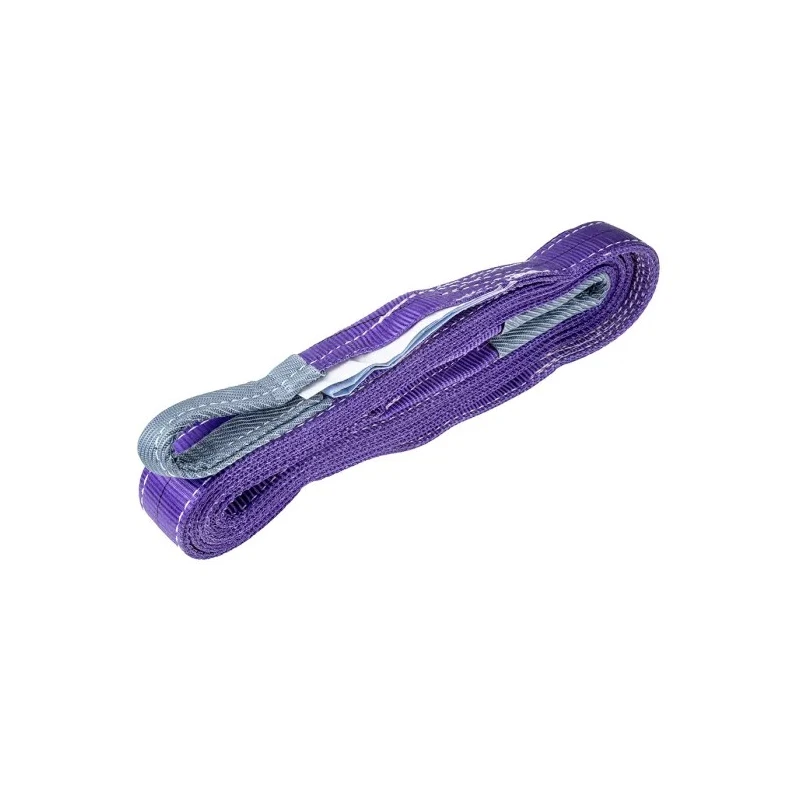 RS PRO 5 m Purple Lifting Sling Webbing, 1 t Straight Pull Load, 50mm Width, Polyester Material 729-3022