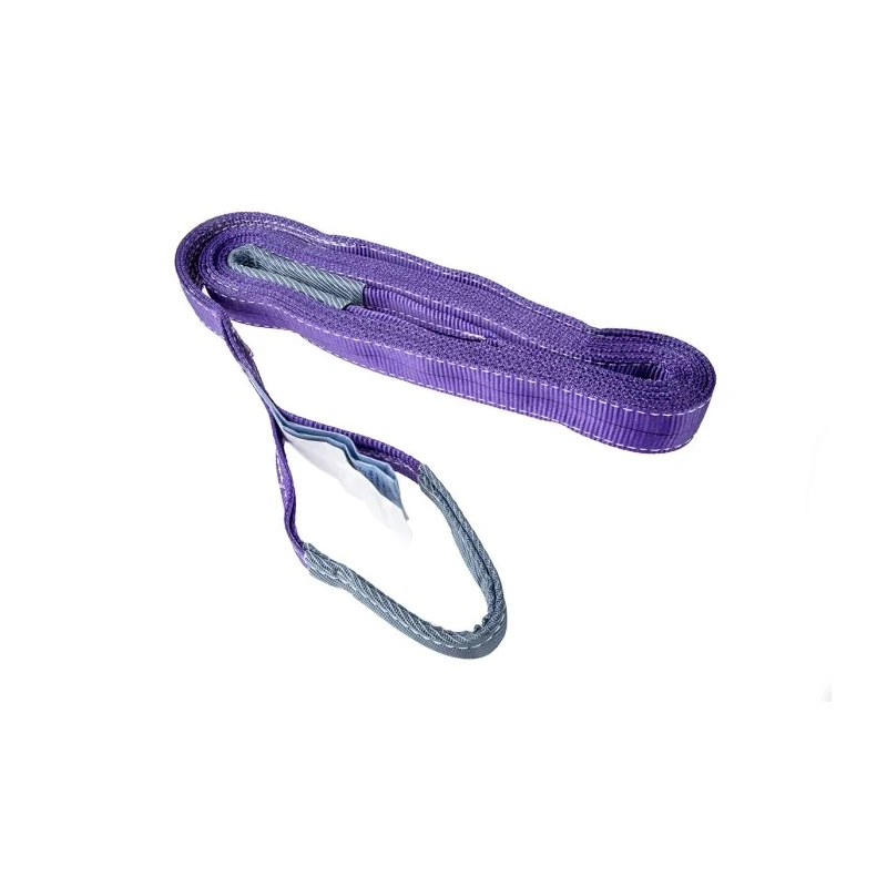 RS PRO 5 m Purple Lifting Sling Webbing, 1 t Straight Pull Load, 50mm Width, Polyester Material 729-3022