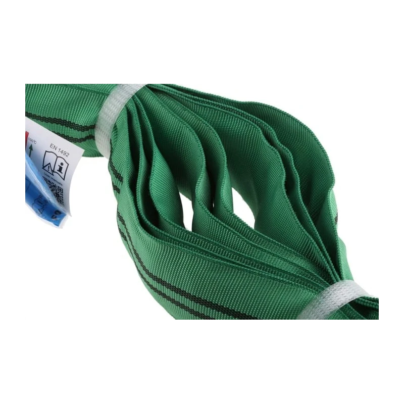 RS PRO 2 m Green Polyester Round Lifting Sling, 2 t Load Capacity 729-2981