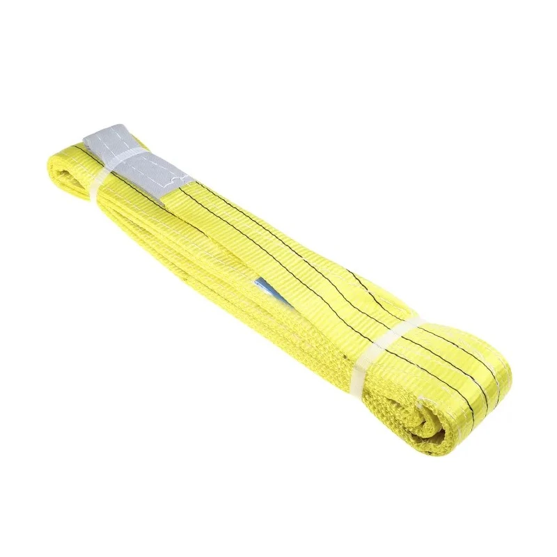 RS PRO 3 m Yellow Polyester Webbing Lifting Sling with 3 Ton Straight Pull Load Capacity 729-3088