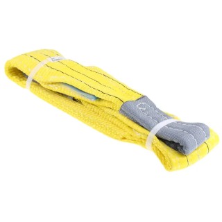RS PRO 1 m Yellow Lifting Sling Webbing 3 t Polyester Webbing Sling 90mm Width 729-3007