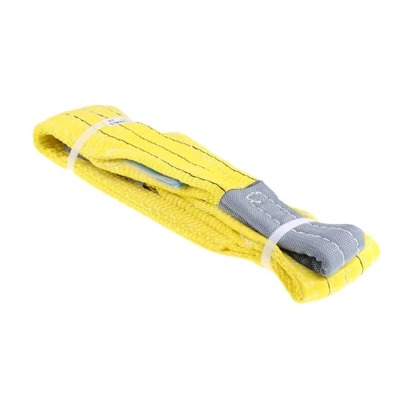 RS PRO 1 m Yellow Lifting Sling Webbing 3 t Polyester Webbing Sling 90mm Width 729-3007