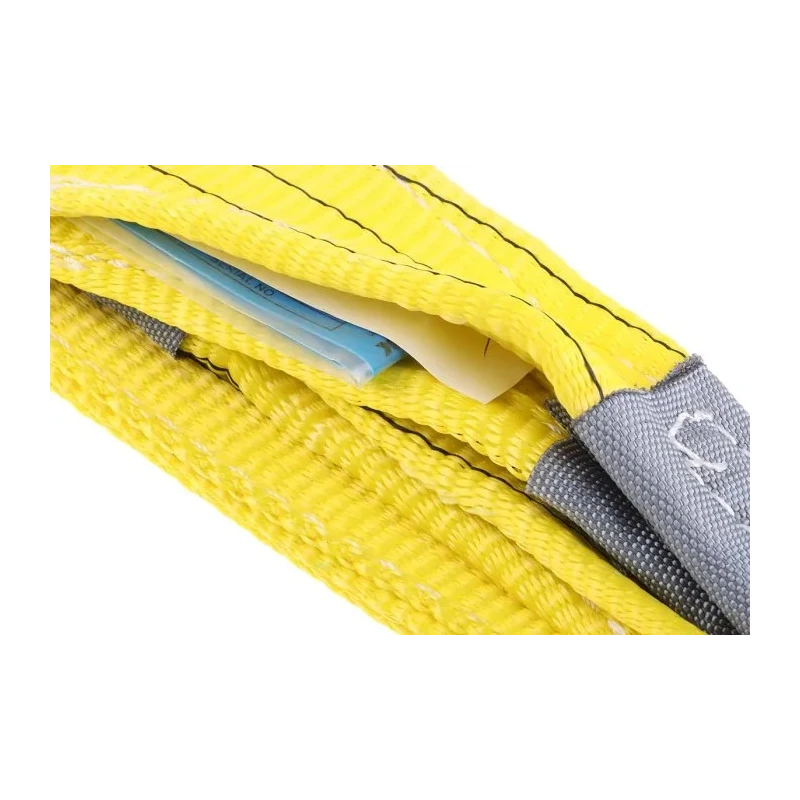 RS PRO 1 m Yellow Lifting Sling Webbing 3 t Polyester Webbing Sling 90mm Width 729-3007