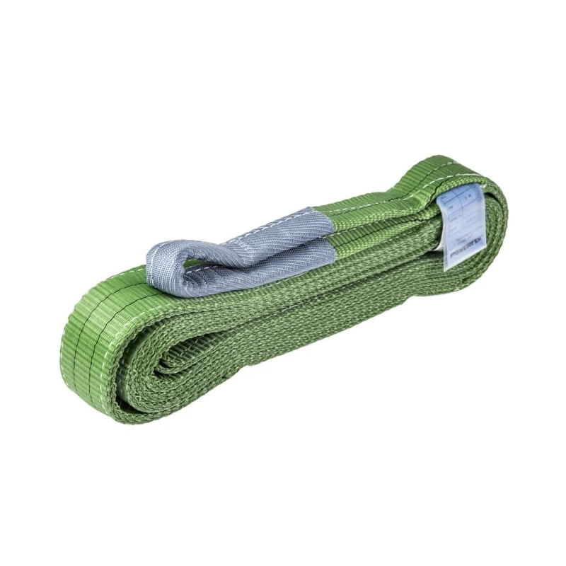 RS PRO 3 m Green Lifting Sling Webbing, 2 t LOAD - Model 729-3079