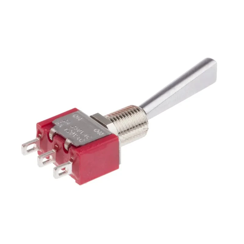 RS PRO Panel Mount On-On SPDT Toggle Switch, Solder Terminal, 28 V dc, 112 V ac 734-7101