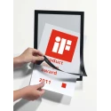 Durable Black A4 Document Display Polyvinyl Chloride 323mm Height 236mm Width 4872-01