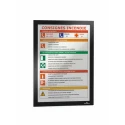 Durable Black A4 Document Display Polyvinyl Chloride 323mm Height 236mm Width 4872-01