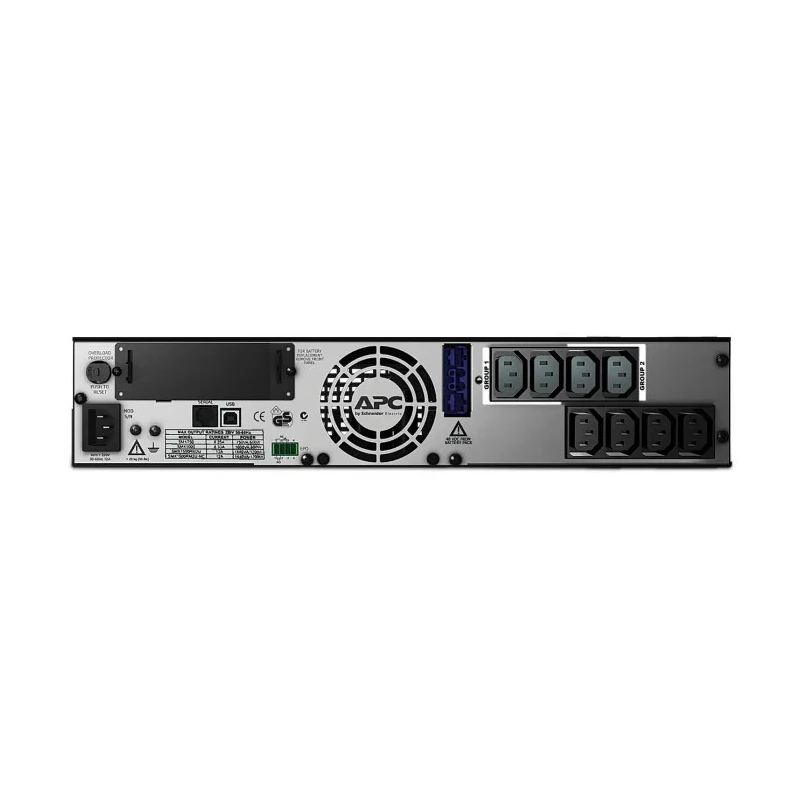 APC 1000 VA Line Interactive Uninterruptible Power Supply 160V-286V Input, 230V Output, 800W Power, Rack/Stand SMX1000I