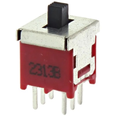 RS PRO PCB Slide Switch DPDT On-Off-On 3A Nylon Actuator 10.16mm x 9mm x 9.2mm 85°C Mechanical Life 30000Cycles 7347252P