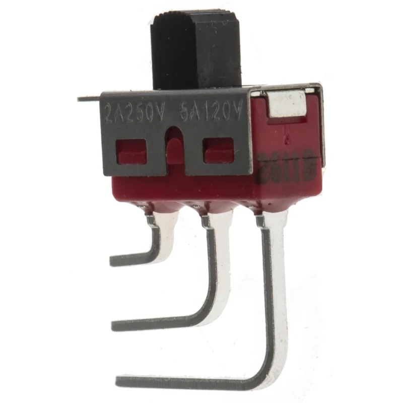 RS PRO PCB Slide Switch SPDT Latching 5A Nylon Actuator 28V DC 250V AC 7347306P