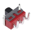 RS PRO PCB Slide Switch SPDT Latching 5A 28V DC Silver Plated Brass 7347296P