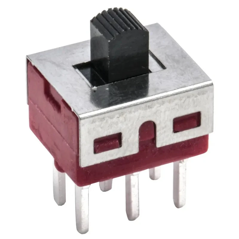 RS PRO PCB Slide Switch DPDT On-Off-On 5A Silver Plated Brass 734-7280
