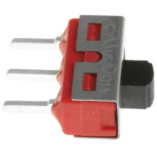 RS PRO PCB Slide Switch SPDT Latching 5A Nylon Actuator 12.7mm x 6.6mm x 6.35mm 7347319P