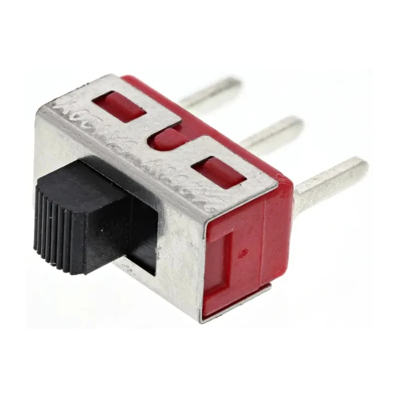 RS PRO PCB Slide Switch SPDT Latching 5A Nylon Actuator 12.7mm x 6.6mm x 6.35mm 7347319P