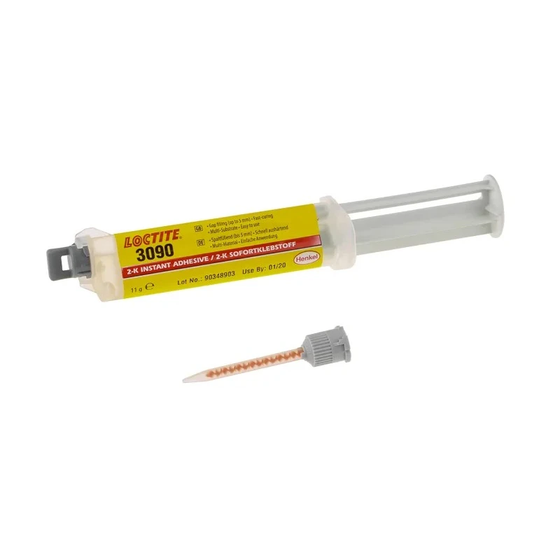 Loctite 2K Cyanoacrylate Super Glue Gel 10 g Dual Cartridge Transparent Loctite 3090 10g DE/EN