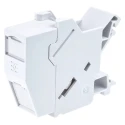 Weidmüller 2-Contact Female Interface Module RJ45 Connector DIN Rail 1A RJ45