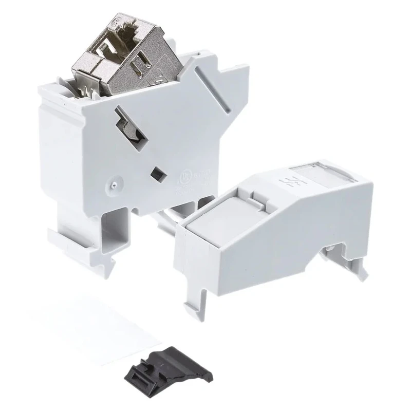 Weidmüller 2-Contact Female Interface Module RJ45 Connector DIN Rail 1A RJ45