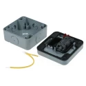 MK Electric Grey 2 Way Light Switch 1 Gang Masterseal IP66 10A 250V Polycarbonate Flush Mount K56401GRY