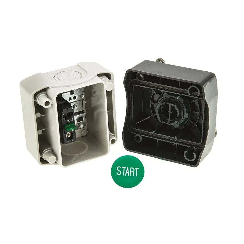Schneider Electric Spring Return Push Button Control Station SPST Polycarbonate Enclosure IP69K, IP67, IP66 XALD103