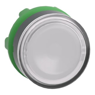Schneider Electric Harmony XB5 Series White Spring Return Push Button Head, 22 mm Cutout, IP66, IP67, IP69K ZB5AA18