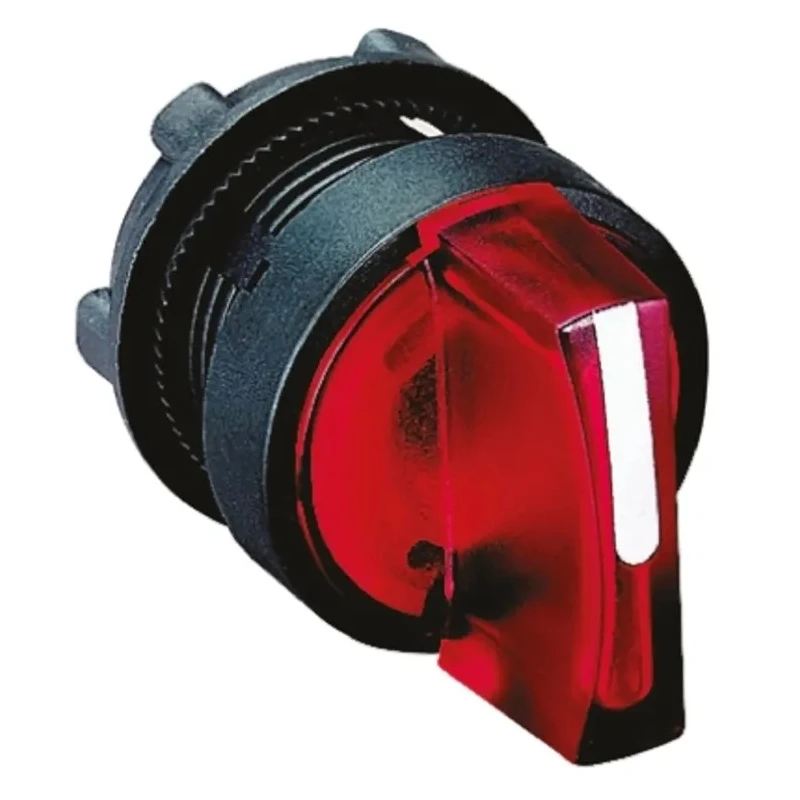 Schneider Electric Harmony Series 3 Position Illuminated Selector Switch Head 22 mm Cutout Red Handle IP65 ZB5AK1343