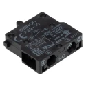 Omron Push Button Contact Block for A22 Series, 24V AC, 10A, 1NO, Screw Terminal A22-10