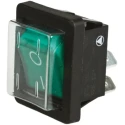Arcolectric (Bulgin) Ltd Illuminated DPST On-Off On-Off Rocker Switch Panel C1353ALGNCB