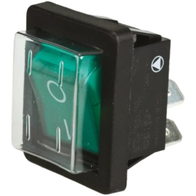 Arcolectric (Bulgin) Ltd Illuminated DPST On-Off On-Off Rocker Switch Panel C1353ALGNCB