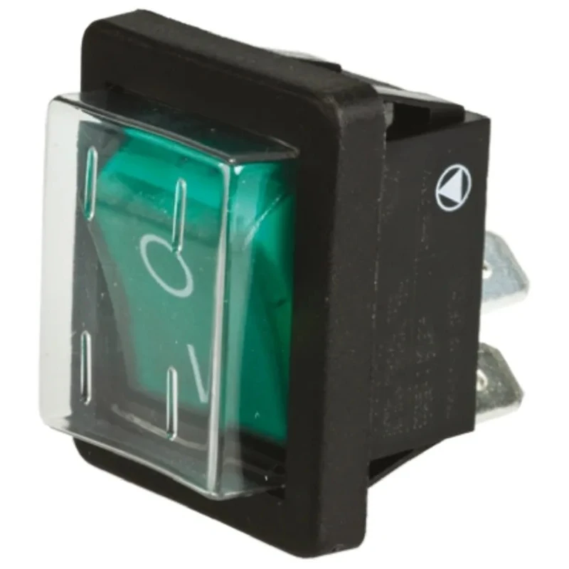 Arcolectric (Bulgin) Ltd Illuminated DPST On-Off On-Off Rocker Switch Panel C1353ALGNCB