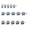 Bott Steel Wall Panel Tool Holder Kit Steel Construction, 5mm Length, 55mm Width RS552860a