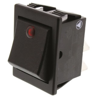 Arcolectric (Bulgin) Ltd DPST On-Off On-Off Rocker Switch Panel Nylon Housing 16A Current C1553PLNAAB