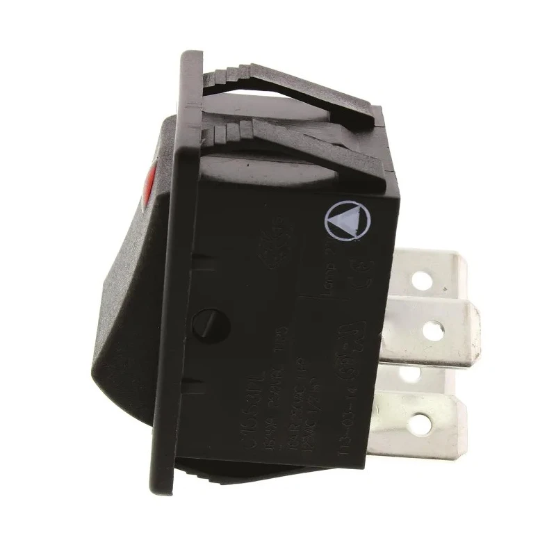 Arcolectric (Bulgin) Ltd DPST On-Off On-Off Rocker Switch Panel Nylon Housing 16A Current C1553PLNAAB